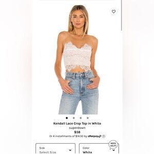 Revolve Lace Top ***ON PREORDER***